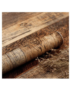 Papel Contacto Autoadhesivo TANONE Madera Marrón 17.5" x 7.2m