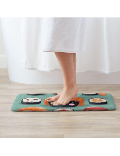 Alfombra de Entrada LKWSCGHM 49.5x80cm Antideslizante Floral 2