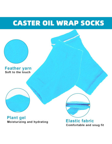 Envoltura de Aceite de Ricino para Pies FDFuZhao - Hidratante