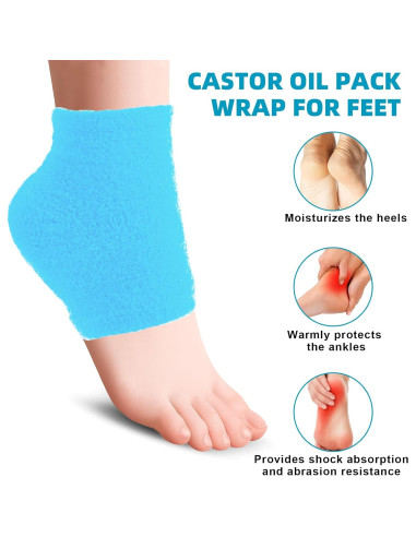 Envoltura de Aceite de Ricino para Pies FDFuZhao - Hidratante