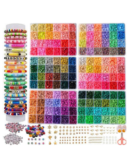 Kit de Fabricación de Pulseras de Perlas XMZCOLA, 18800 Piezas