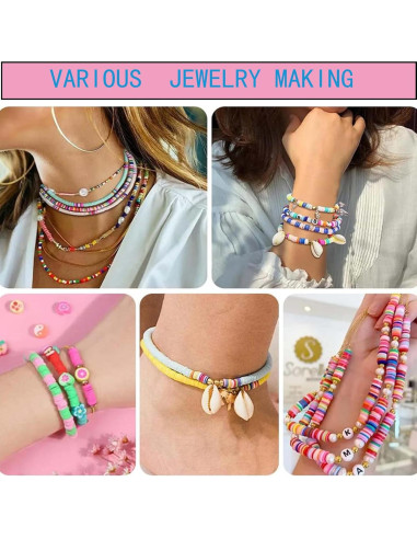 Kit de Fabricación de Pulseras de Perlas XMZCOLA, 18800 Piezas