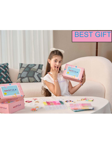 Kit de Fabricación de Pulseras de Perlas XMZCOLA, 18800 Piezas