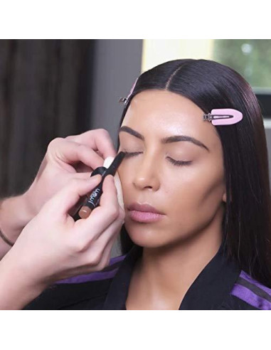 8 Clips para el Cabello Sin Doblado Conpru - Negro, Blanco, Rosa