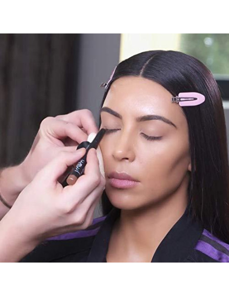 8 Clips para el Cabello Sin Doblado Conpru - Negro, Blanco, Rosa