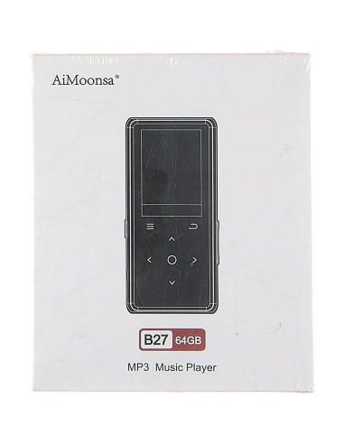 Reproductor MP3 AiMoonsa 64GB Bluetooth 5.2 Altavoz HD