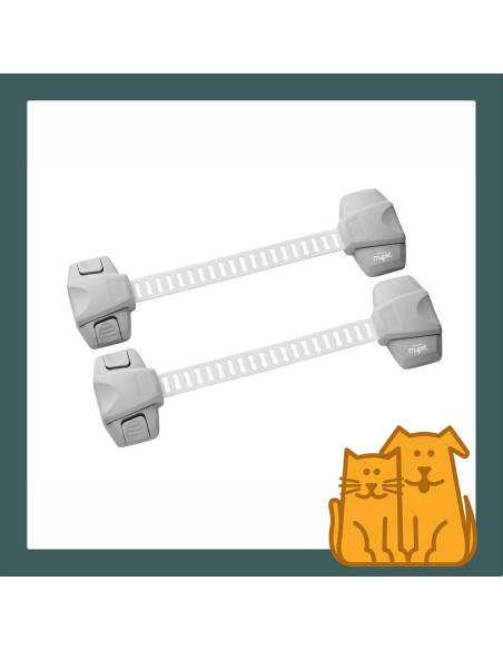 Candados de Seguridad MyPet North States 2-Pack Gris