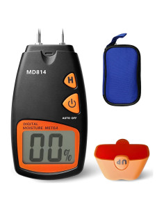 Medidor de Humedad de Madera AMTAST MD814 Digital 5%-40%