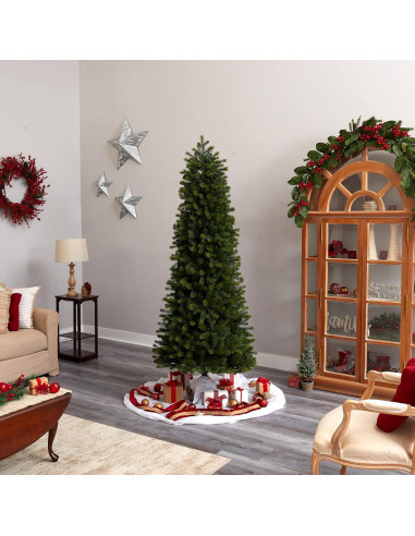 Árbol de Navidad Artificial Casi Natural 2.3m con 600 Luces LED