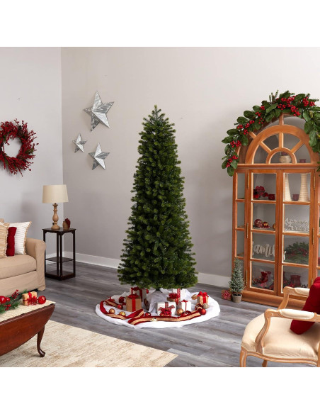 Árbol de Navidad Artificial Casi Natural 2.3m con 600 Luces LED