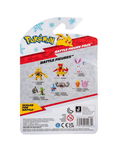 Paquete de Figuras Pokemon Pikachu y Charmander Vacaciones