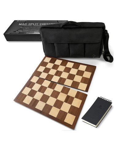 Tablero de Ajedrez Portátil Tempest MagSplit de Madera 49.5cm