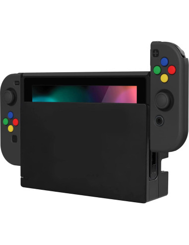 Cubiertas Ergonómicas PlayVital para Nintendo Switch - Negro