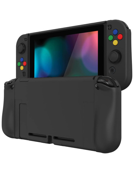 Cubiertas Ergonómicas PlayVital para Nintendo Switch - Negro