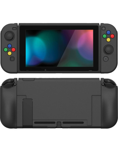 Cubiertas Ergonómicas PlayVital para Nintendo Switch - Negro