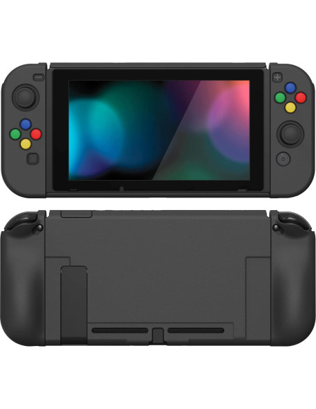 Cubiertas Ergonómicas PlayVital para Nintendo Switch - Negro