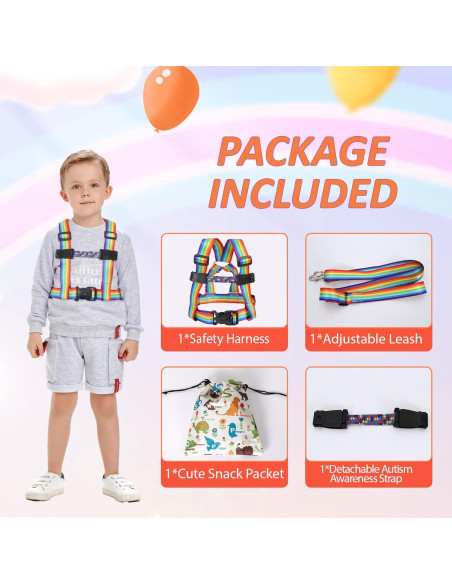 Arnés de Seguridad JXM para Niños 3 a 6 Años - Correa Ajustable