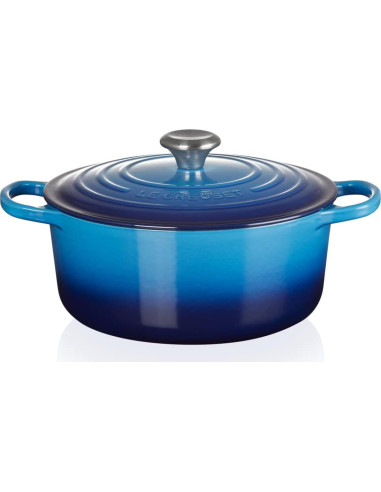 Cacerola Redonda de Hierro Fundido Le Creuset 26 cm Azul