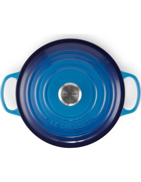 Cacerola Redonda de Hierro Fundido Le Creuset 26 cm Azul