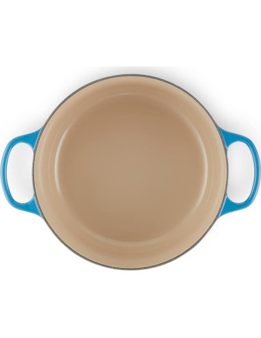 Cacerola Redonda de Hierro Fundido Le Creuset 26 cm Azul