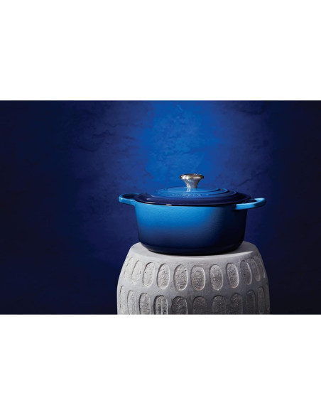 Cacerola Redonda de Hierro Fundido Le Creuset 26 cm Azul