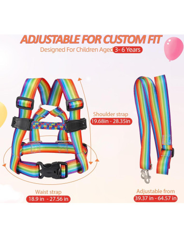 Arnés de Seguridad JXM para Niños 3 a 6 Años - Correa Ajustable