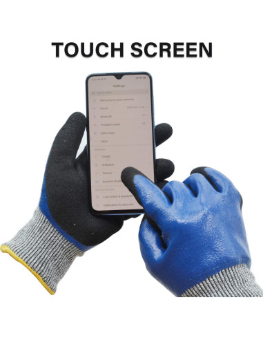 Guantes de Jardinería GLOSAV Medianos Nitrilo Antideslizantes