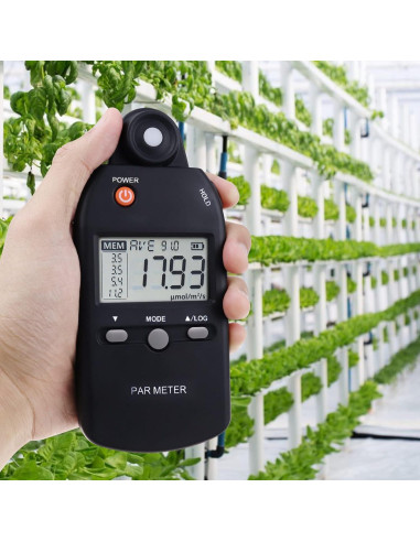 Medidor PAR Quantum DANOPLUS DP-355 para Fotosíntesis 0-5000 mol/m/s