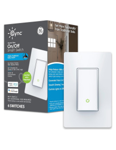 Interruptor de Luz Inteligente GE Cync Paddle 6PK Bluetooth Wi-Fi