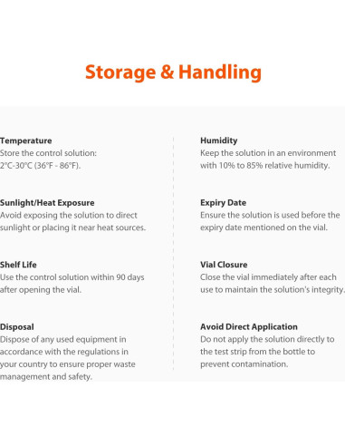 Solución de Control iHealth 4mL para Medidores de Glucosa BG5S100