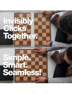 Tablero de Ajedrez Portátil Tempest MagSplit de Madera 49.5cm 2