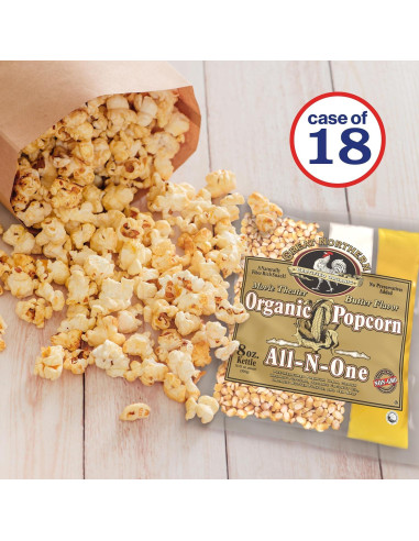 18 Paquetes de Palomitas Orgánicas Great Northern 304.8g