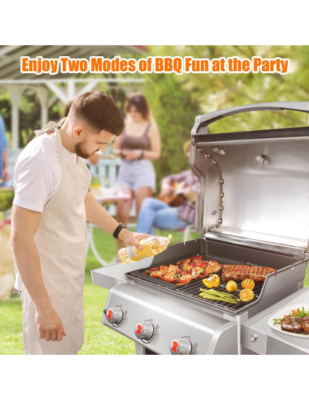 Plancha de Hierro Fundido GRISUN para Parrillas Weber 43.9x30.5cm