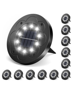 Luces Solares Brightown LED Empotradas 12 Paquetes IP65