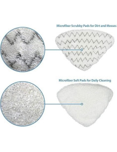 Paquete de 4 almohadillas de repuesto Bissell para mopas de vapor 2