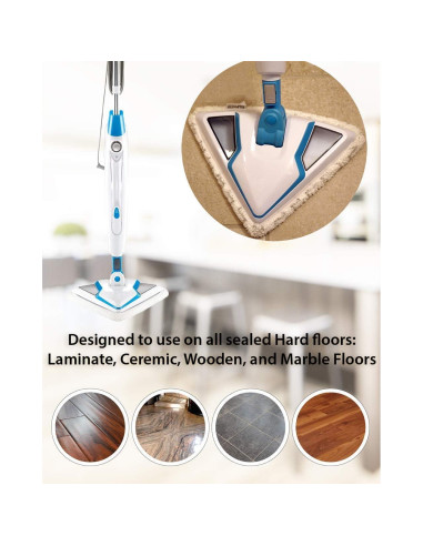 Paquete de 4 almohadillas de repuesto Bissell para mopas de vapor