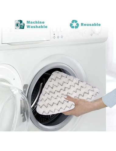 Paquete de 4 almohadillas de repuesto Bissell para mopas de vapor