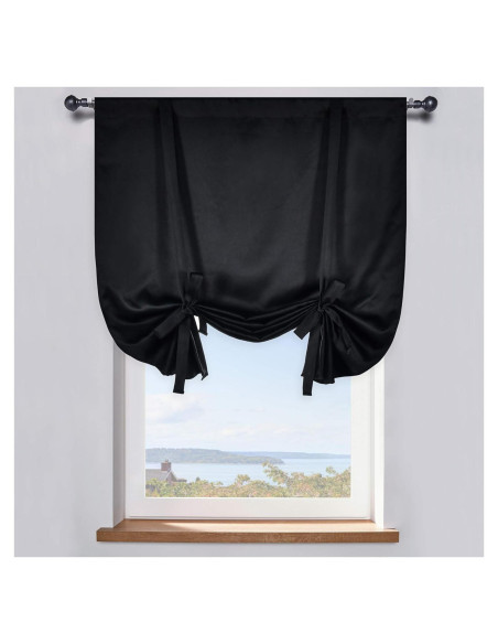 Cortina Térmica Aislante DONREN 86x114 cm Negra Ajustable