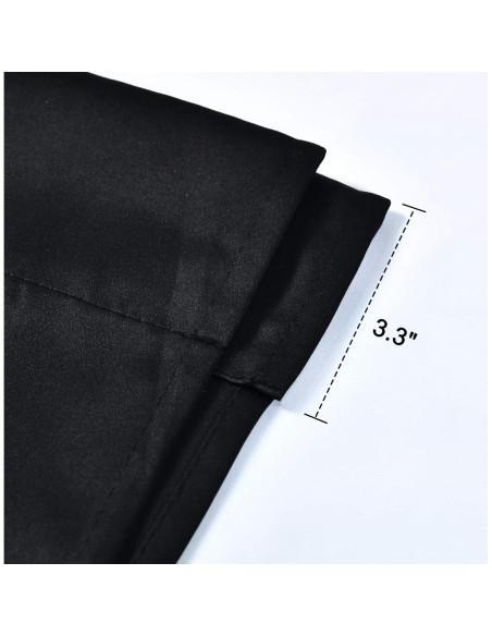 Cortina Térmica Aislante DONREN 86x114 cm Negra Ajustable