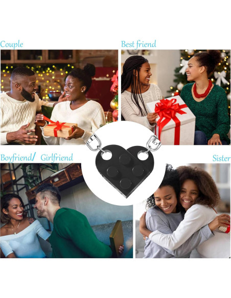 Conjunto de Llaveros Corazón MPK para Parejas - Regalo Romántico