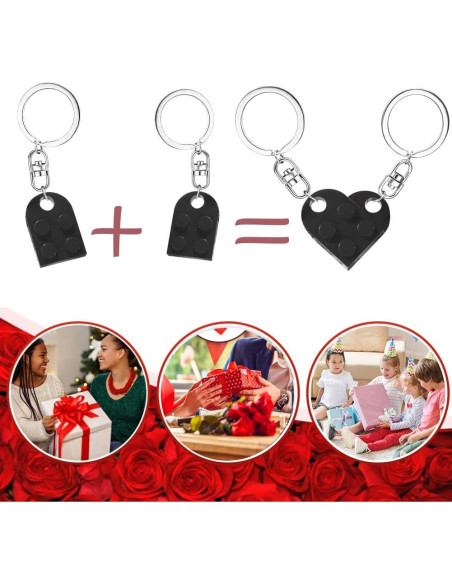 Conjunto de Llaveros Corazón MPK para Parejas - Regalo Romántico