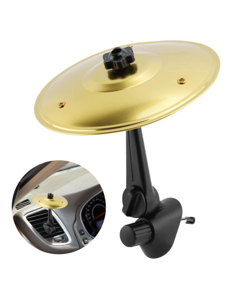 Cymbal de Aire para Automóvil Oro - Mini Platillo Musical
