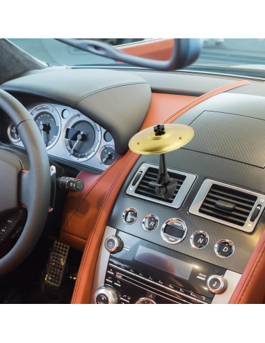 Cymbal de Aire para Automóvil Oro - Mini Platillo Musical