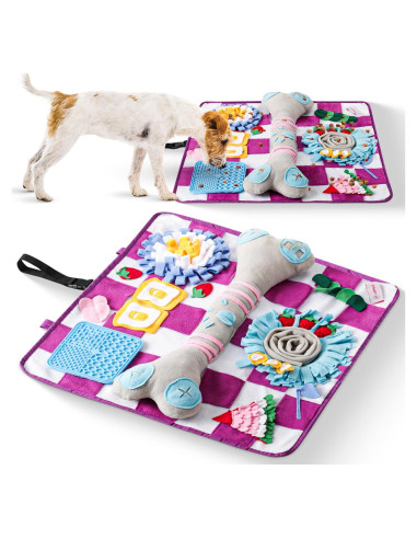 Alfombra de Olfateo para Perros Luftpets 48x48cm Antideslizante