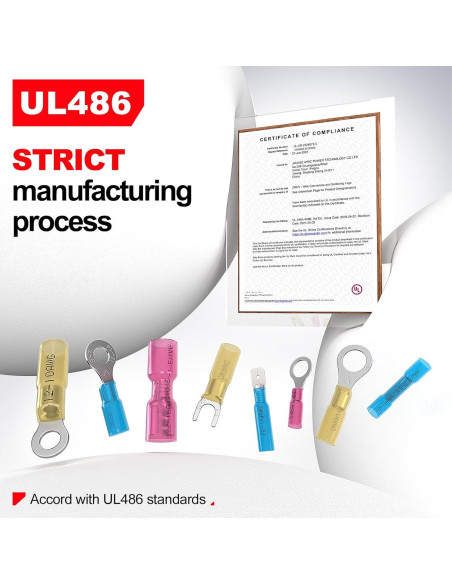 Kit de Conectores Termoretráctiles AIRIC 120 PCS 22-10 AWG