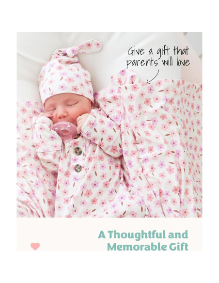 Saco de dormir anudado Caden Lane para recién nacidos 95% Viscosa