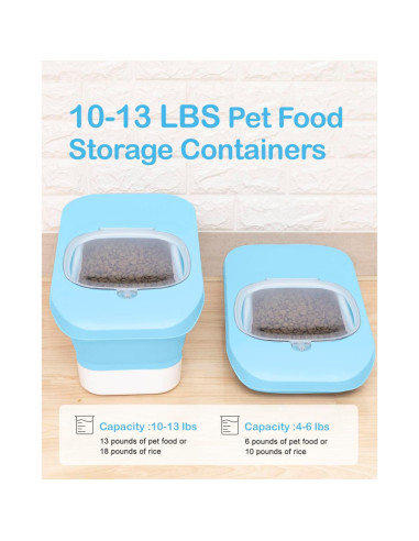 Contenedor de Almacenamiento de Comida para Perros DDMOMMY 5.9 kg