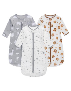 Saco de Sueño de Manga Larga Baby Honey 0-18 Meses 100% Algodón
