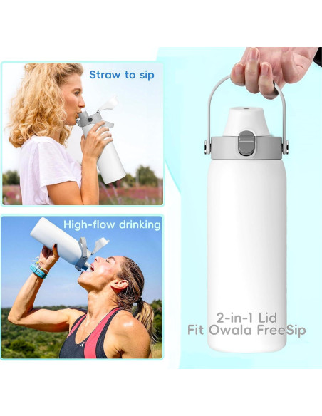 Tapa de Repuesto Owala Freesip 2 en 1 - MALAXIGOO, Blanco