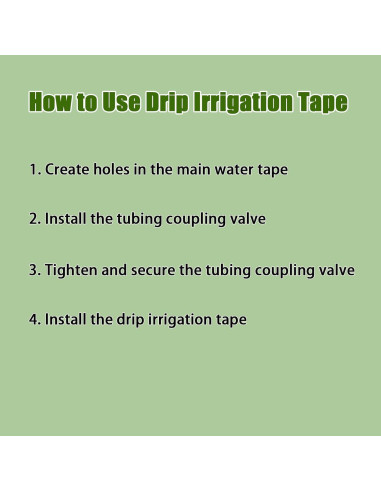 Kit de Riego por Goteo 500FT DarkTank 5/8" PE Reforzado